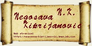 Negosava Kiprijanović vizit kartica